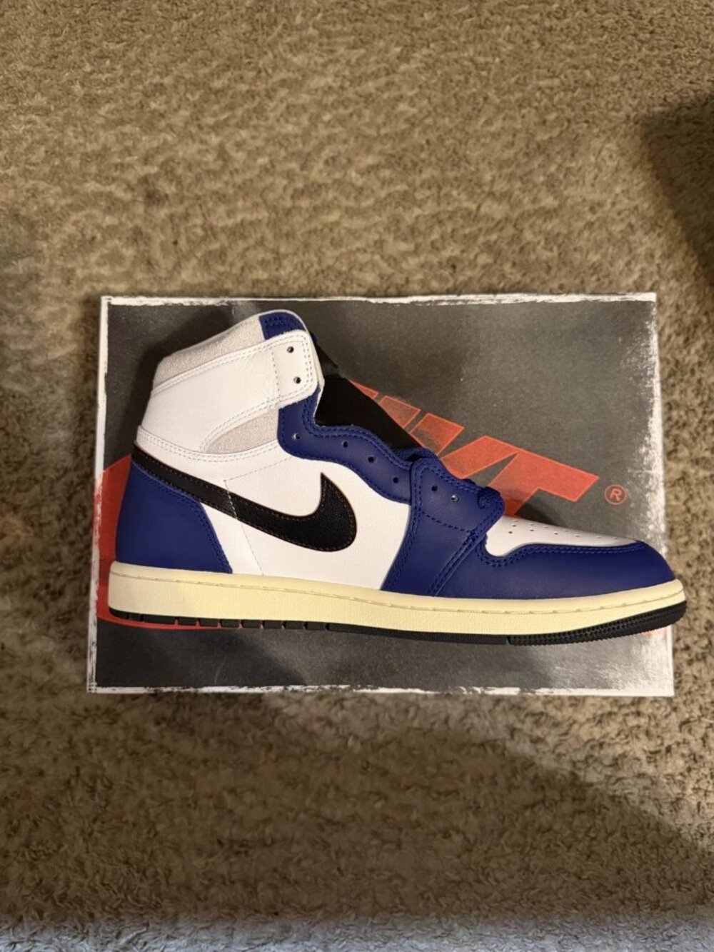 Air Jordan 1 Retro OG High Rare Air - Deep Royal Blue - Size 11.5